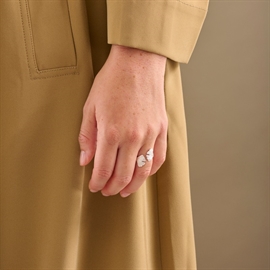 Biloba-Ring in silber von Pernille Corydon | R-343-S